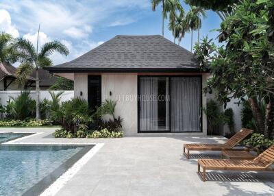 CHE22088: Wood and Marble: Elegant and Laconic Minimalist Style 4-Bedroom Villa in Choeng Thale