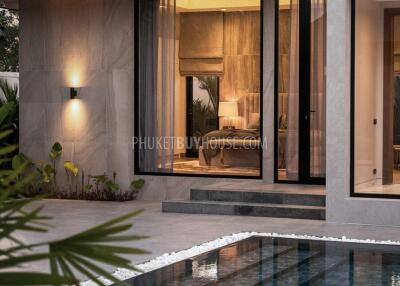 CHE22088: Wood and Marble: Elegant and Laconic Minimalist Style 4-Bedroom Villa in Choeng Thale