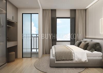 BAN22001: Modern Elegance: Chic 1-Bedroom Apartment For Sale in Bang Tao