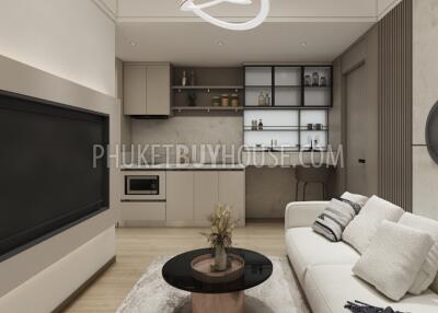 BAN22001: Modern Elegance: Chic 1-Bedroom Apartment For Sale in Bang Tao