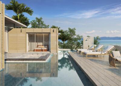 KAM21961:  Four Bedroom Seaview Hilltop Villa in Kamala, Phuket