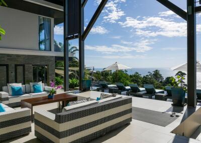 KAM21960: Exquisite Six-Bedroom Villa with Panoramic Sea Views on the Prestigious Millionaires Mile in Kamala