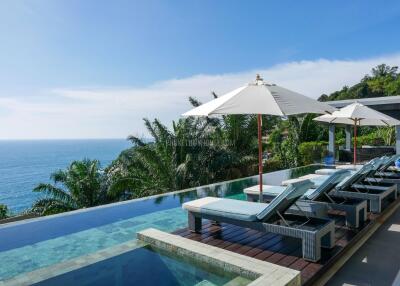 KAM21960: Exquisite Six-Bedroom Villa with Panoramic Sea Views on the Prestigious Millionaires Mile in Kamala