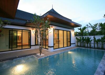 CHA21908: Stunning Three-Bedroom Villa with Balinese-Inspired Design in Chalong!