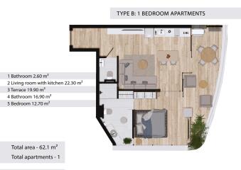 RAW21905: Spacious Two-Bedroom Apartments Available In Rawai With A Cozy Atmosphere