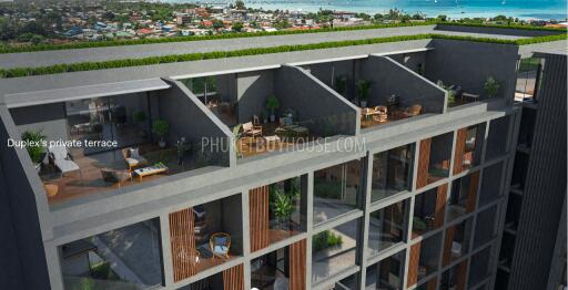 RAW21859: Duplex In New Condominium On Rawai Beach