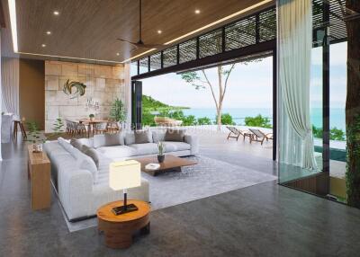 ISL7356: Modern Tropical Ocean Pool Villas in Koh Sirey