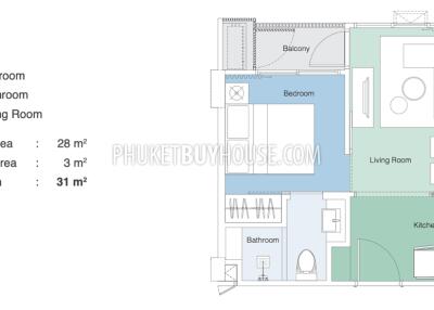 LAG7106: 1 Bedroom Cosy Unit in Bang Tao