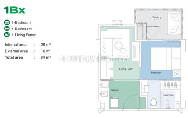 LAG7106: 1 Bedroom Cosy Unit in Bang Tao