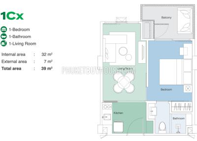 LAG7106: 1 Bedroom Cosy Unit in Bang Tao