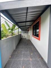 Covered exterior corridor