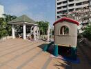 Children's playground in an apartment complex