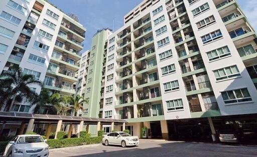 Exterior view of residential buildings