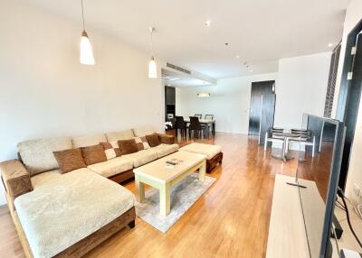 Spacious living area with modern furnishings