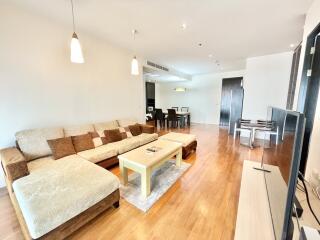 Spacious living area with modern furnishings