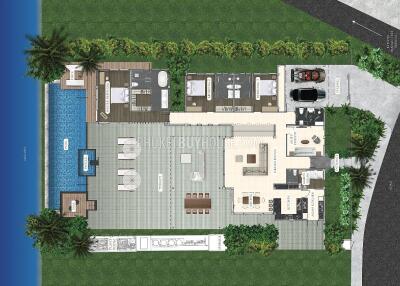 LAG6727: Luxury Beachfront Villa in Laguna, Bang Tao