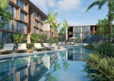 KAM6183: Studio in a New Huge Project 180 Meters from Kamala Beach