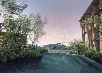 KAM6183: Studio in a New Huge Project 180 Meters from Kamala Beach