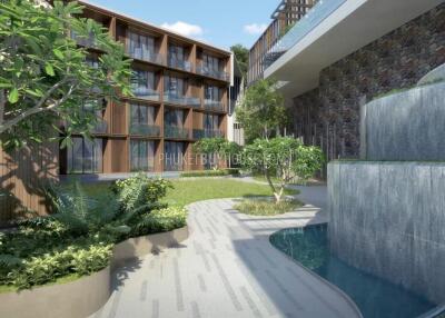 KAM6183: Studio in a New Huge Project 180 Meters from Kamala Beach