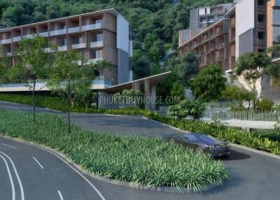 KAM6183: Studio in a New Huge Project 180 Meters from Kamala Beach