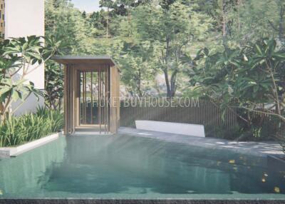 KAM6183: Studio in a New Huge Project 180 Meters from Kamala Beach