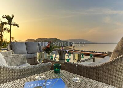 CAP6101: Luxury 6-bedroom Villa with a private Beach on its front and Panoramic Sea View