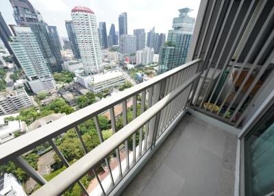 Balcony with city view