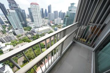 Balcony with city view