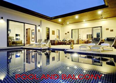 NAI5456: Beautiful Villa with 6 Bedrooms and Swimming Pool in Secured Area, Nai Harn