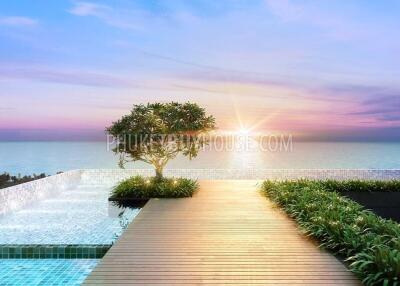 KAR5433: Modern 2 Bedroom Sea View Villa in Karon