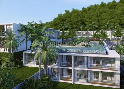 KAR5433: Modern 2 Bedroom Sea View Villa in Karon