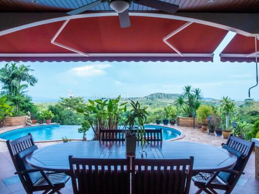 CAP5363: 3+1 Bedroom Seaview Villa near Cape Yamu