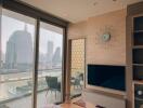 Bedroom with a view and modern decor