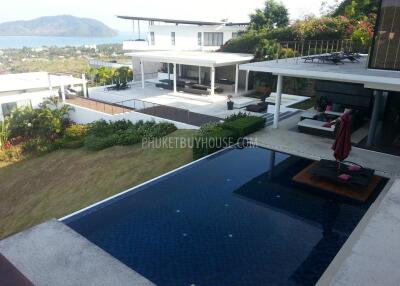 RAW2644: Ultimate panoramic seview 6 bedroom villa in Rawai, South of Phuket