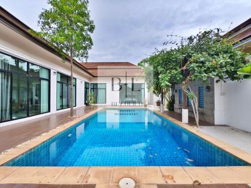 Outdoor area with swimming pool