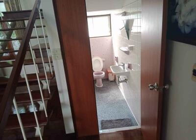 Bathroom with small window