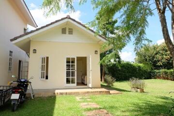 Small house with a garden