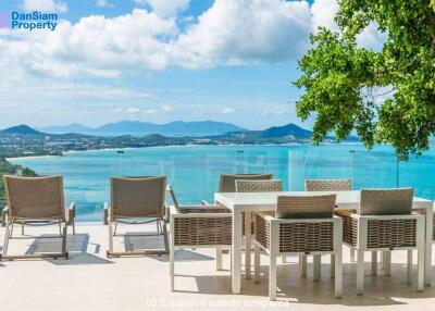 Elegant Samui 5-Bedroom Seaview Villa off Chaweng Bay