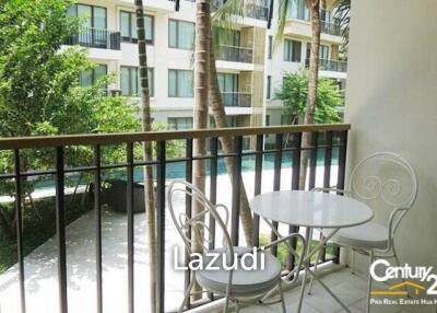 2 Bed Beachfront Condo with Pool View