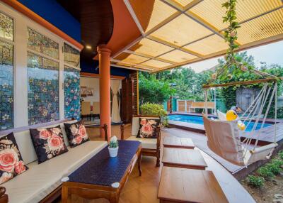 Two Storey 4 Bedroom Thai Style Pool Villa For Sale In Soi 88