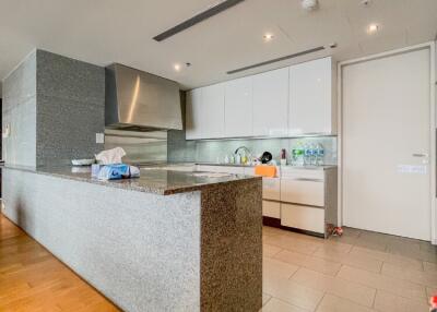 Modern kitchen with a large island