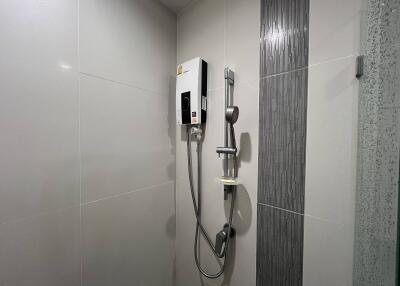 Modern bathroom with shower