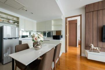 Modern kitchen and dining area