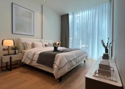 Modern bedroom with stylish decor