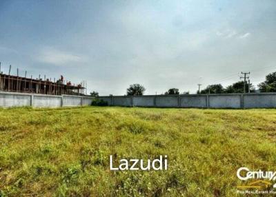 Great Land Plot at the end of a row of large Luxury Homes with lovely Westerly Views