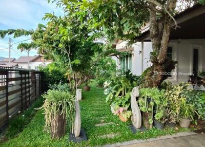 Single-story house with 2 bedrooms and 3 bathrooms in a project near Chiang Mai Airport