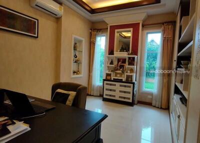 Single-story house with 2 bedrooms and 3 bathrooms in a project near Chiang Mai Airport