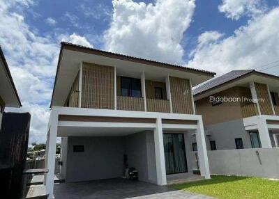 2-story detached house with 3 bedrooms and 3 bathrooms in a project near Central Festival Chiang Mai