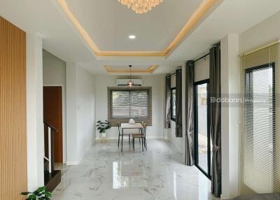 2-story detached house with 3 bedrooms and 3 bathrooms in a project near Central Festival Chiang Mai