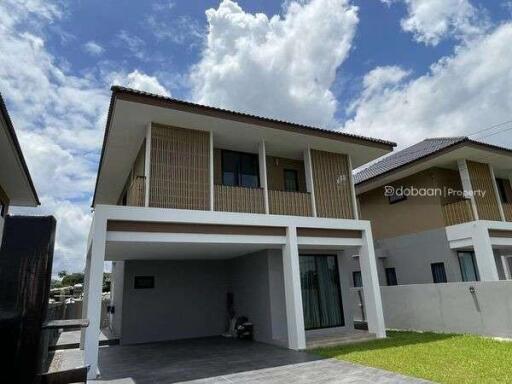 2-story detached house with 3 bedrooms and 3 bathrooms in a project near Central Festival Chiang Mai